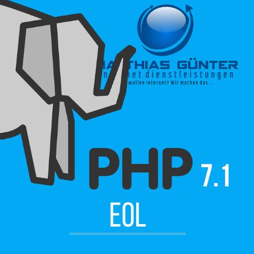 Kein Support für PHP 7.1