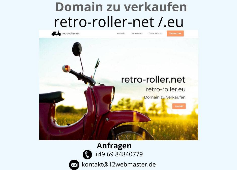 retro-roller.net /.eu Domain zu verkaufen