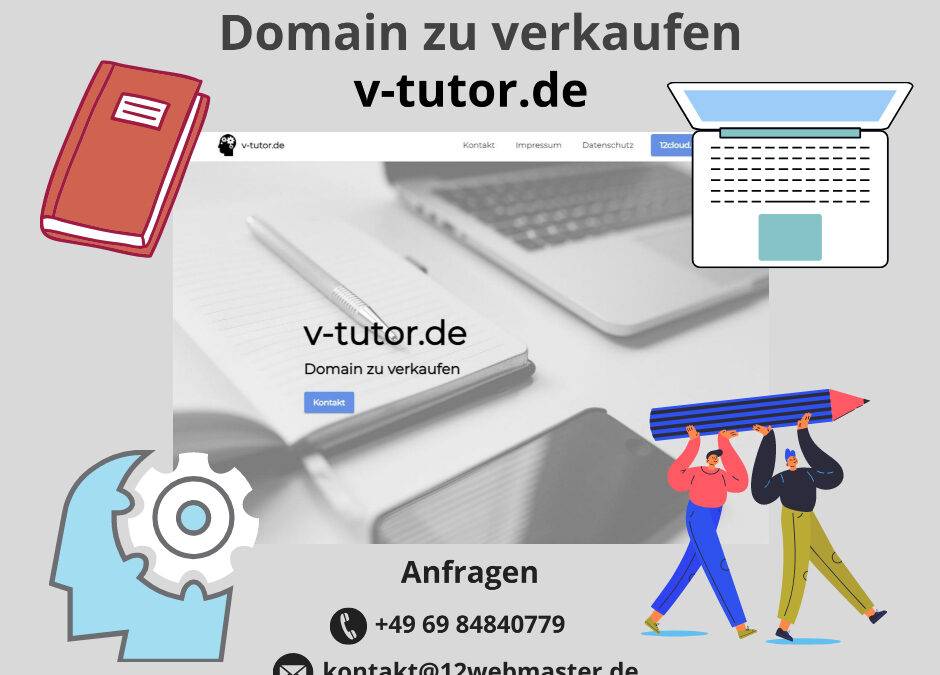 v-tutor.de Domain zu verkaufen
